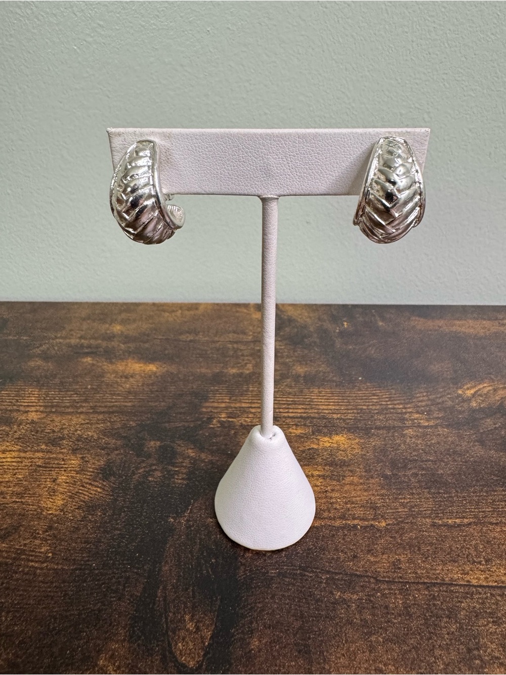 4/$20 Silver-Tone Shell Hoop Clip On Earrings - Classic Women's Jewelry